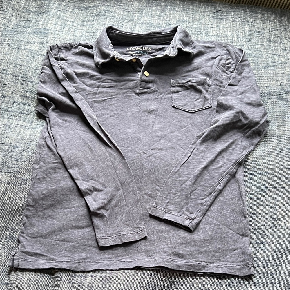 Crewcuts Kids Polo Shirt in Navy.